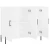 shumee Komoda bela 90x34x80 cm konstruiran les