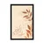 Plakat minimalistični listi Peach Fuzz - 20x30 black