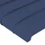 Vidaxl Vzglavje z ušesi modro 183x23x118/128 cm blago