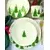 Star-shaped platter, porcelain, 22.5 x 22.5 cm, Festive TREES - Nuov
