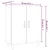 Vidaxl Komoda 70x34x90 cm konstruiran les