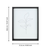 EGLO Ram za slike Renabie 216x265x25cm crni