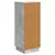 Kreveta Betonska siva 33 x 34,5 x 87 cm Konstruirano drvo