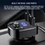 Bluetooth FM Transmiter S5 Usbx2, Crni