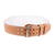 GymBeam Fitness Leather Belt Brown