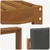 Set vanjskih sofa 5 pcs Prirodna i antracit Čvrsto drvo akacije