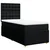 vidaXL vidaXL Box spring postelja z vzmetnico črn 90x190 cm blago, (21291445)