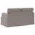 Vidaxl Kavč Taupe 144 x 80 x 85 cm blago