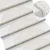 Prostirke za stepenice 10 kom 56x17x3 cm bijele poluokrugle