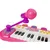 Klaviatura, klavir, 24 tipk, USB mikrofon, roza