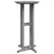 Stol za bar Svijetlo siva 55 x 55 x 107 cm Polietilen