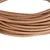 vidaXL Usnjena vrvica Rjava O2,5 mm x 5 m Usnje
