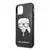 Maska za telefon Karl Lagerfeld Double Layers Glitter Head za iPhone 11 Pro 5.8 crna (KLHCN58DLHBK)
