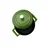 Saucepan, Folk range, cast iron, 10 cm, green - LAVA brand