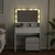 Toaletni stolić s LED svjetlima bijeli 80x41x134,5 cm