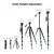 K&F 2.1m Camera Video Tripod For Dslr Compact Aluminum Tripod With Fluid Head