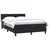 Box spring krevet s madracem crni 160x210 cm baršunasti