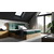 Boxspring postelja Wood 8 - 120x200 cm - hrast lancelot