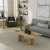 HANAH HOME Sto za dnevnu sobu Mushroom 2 Sapphire Oak