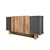 Hanah Home Konzola Diana, 180x81x40 cm, Antracit-orah