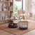 Hanah Home set klub stolova Ligna, atlantski bor / crni