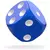 Kockice Oakie Doakie Dice D6 16 mm Solid - Blue (12)