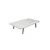 Hanah Home sklopivi niski sto DMAS60100, beli mermer