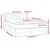 Vidaxl Box spring postelja z vzmetnico modra 140x190 cm blago