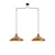 Opviq Visilica Barek, 100x35x132cm, Bronzana