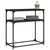 Konzolni stol crni 75 x 35,5 x 75 cm od konstruiranog drva