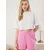Trendyol Milla Ženski set donjeg dela pidžame Thmss25Pj00014, 3 komada, Roze