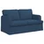 Set sofe 2 pcs Plava 144 x 80 x 85 cm tkanina