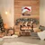 tulup.si Slika na platnu Cat Cap Santa Claus 50x50 cm