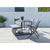 Bessagi Garden Set Za Balkon Mario, Modularen, Sivorjava, 5-Delno