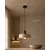 Luster na sajli LATTE 1xE27/60W/230V bež/crna