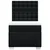 Vidaxl Box spring postelja z vzmetnico črn 90x190 cm blago