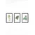 WALLXPERT Set 3 dekorativne slike Artsycllct27