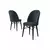 Hanah Home Set stolica Ritim, 44x96x42 cm, 6 komada, Antracit-crne