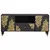 TV ormar s ladicama Crna 105 x 33 x 46 cm Čvrsto drvo manga