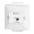 Enojna vtičnica tel-comp. RJ-45 Cat5 Pearl, RJ45-5CAT/P1, bela