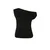 Trendyol Curve Ženska bluza Tbbss25Af00029, Crna