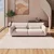 Bessagi Home Velika Zofa Clara, Krem