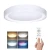 Solight LED stropna svetilka z daljinskim upravljalnikom FLOCO 30W+6W, RGB, 2100lm, 40cm, bela [WO8015]