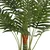 Vidaxl Umetna palma s 3 debli zelena 85 cm PP