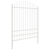 Vrtna Ograda 5 pcs Bijelo 170 x 225 cm Čelik s prahom premazan