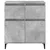 Komoda siva boja betona 60x35x70 cm od konstruiranog drva