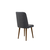 HANAH HOME Vina 01 1005 Walnut Cream (Produžni trpezarijski sto, stolice i konzola (6 komada))