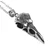 Obesek Viking Skull Raven - SS8-751P