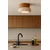 Opviq zidna lampa Worm-S, 1 × G9, hrast / bež