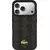 Lacoste PVC Blend MagSafe zadnji pokrov + denarnica za iPhone 17 Pro rjav